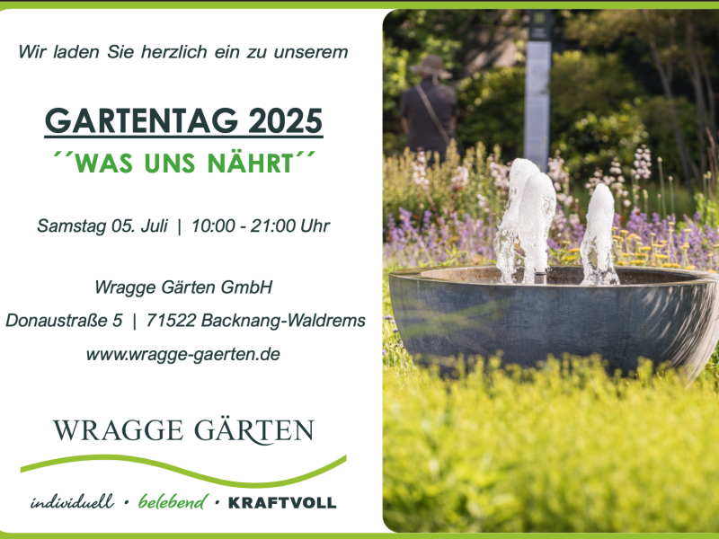 Gartentag 2025 "Was uns nährt"