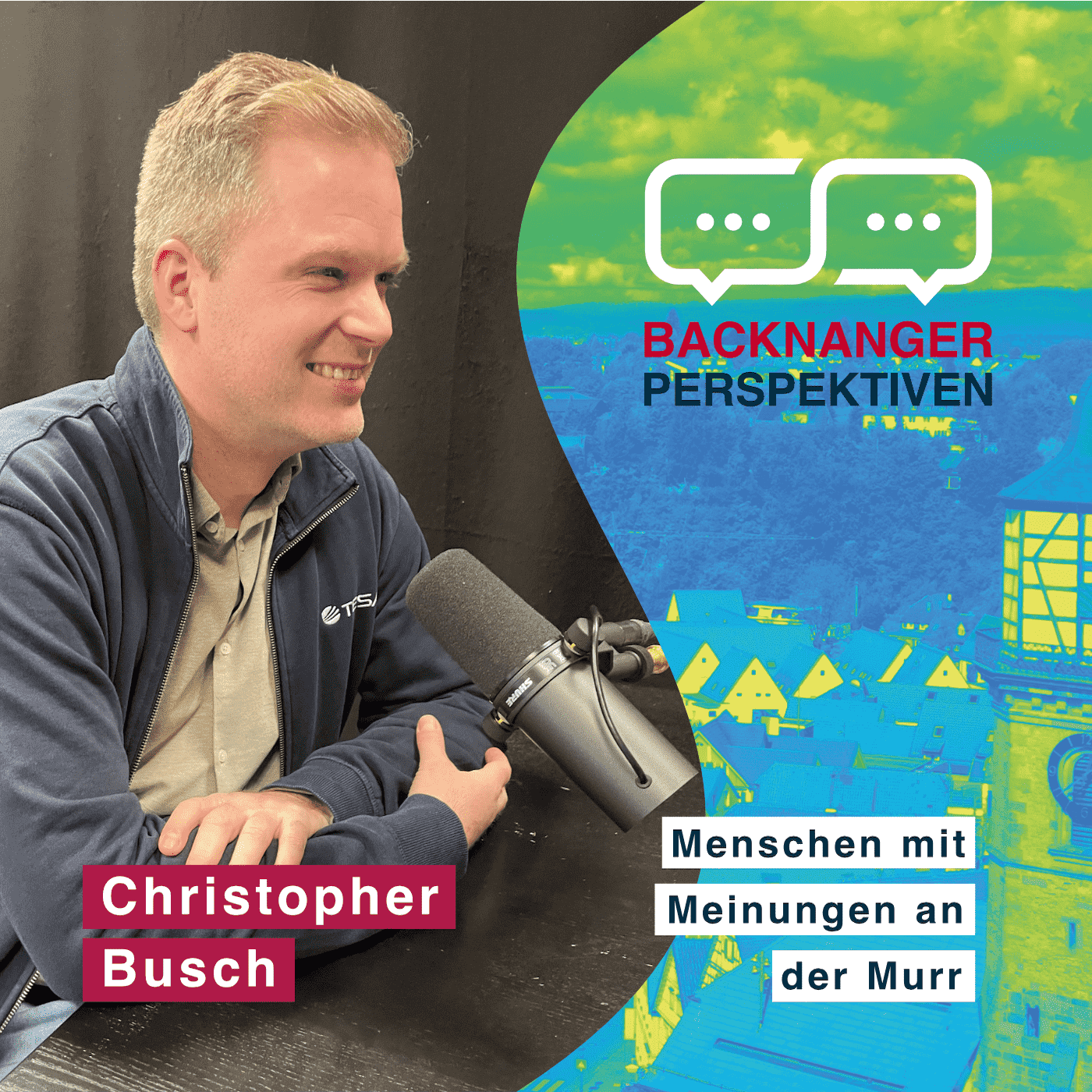 Neue Podcast Folge mit Christopher Busch: Backnang ist das Zentrum für Satelliten-Kommunikation